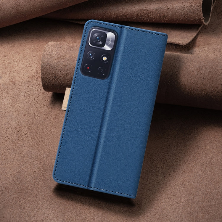 For Xiaomi Redmi Note 13 Pro+ Color Matching RFID Anti-theft Leather Phone Case