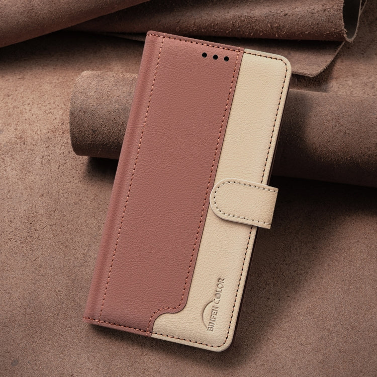 For Xiaomi Redmi Note 10 4G / 10S Color Matching RFID Anti-theft Leather Phone Case