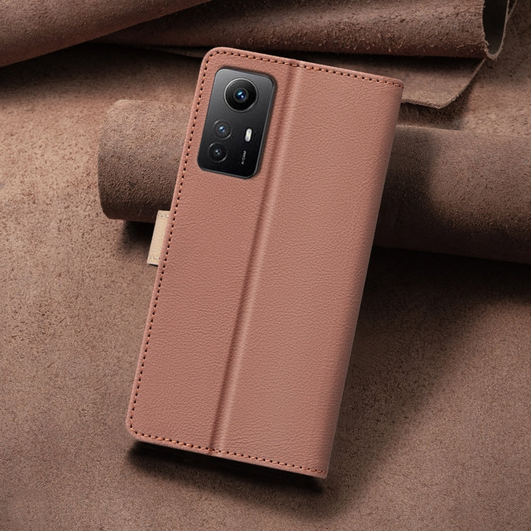 For Xiaomi Redmi Note 11 / 11S Color Matching RFID Anti-theft Leather Phone Case
