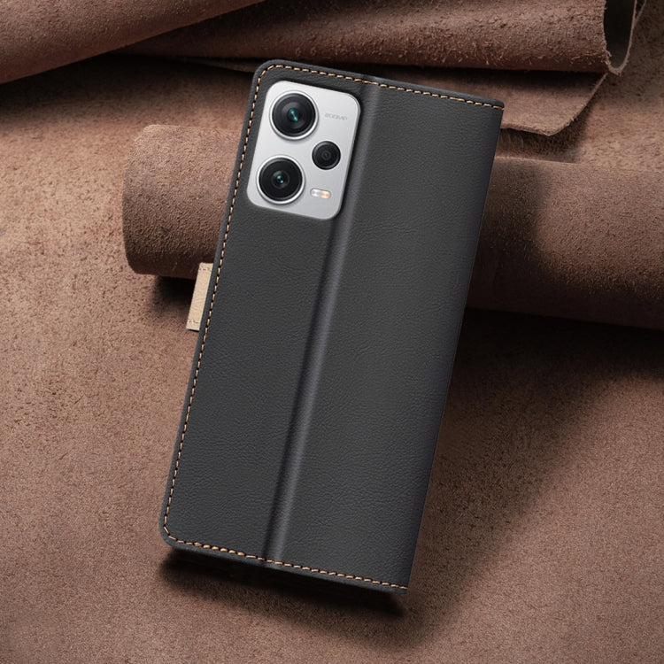 For Xiaomi Redmi Note 12 Pro+ Global Color Matching RFID Anti-theft Leather Phone Case