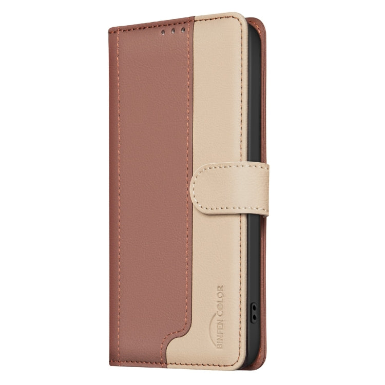 For Redmi 14C 4G Color Matching RFID Anti-theft Leather Phone Case