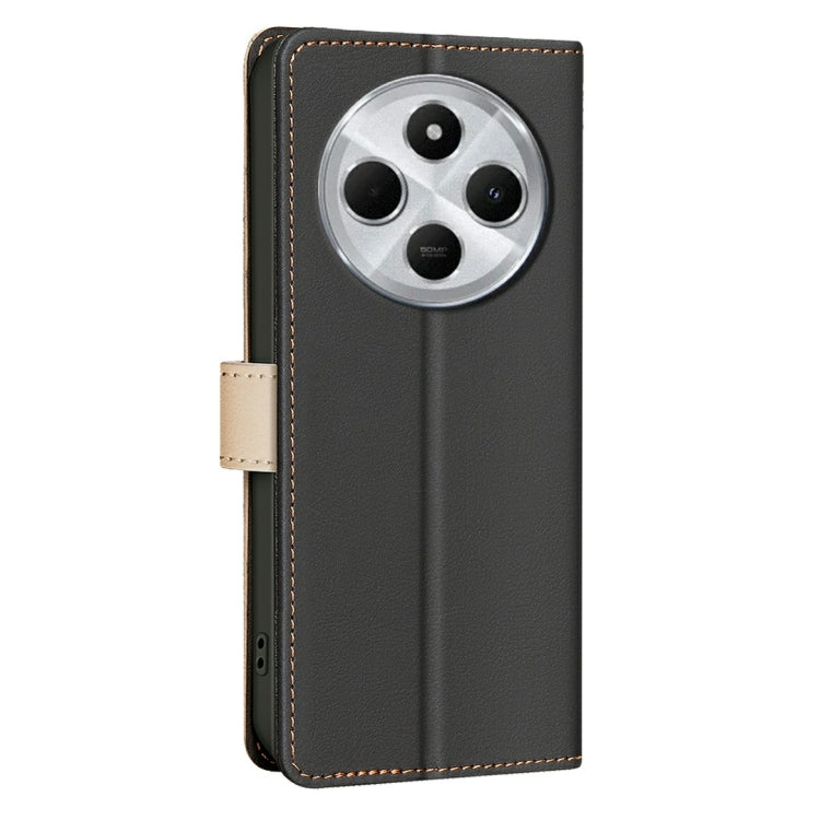For Redmi 14C 4G Color Matching RFID Anti-theft Leather Phone Case