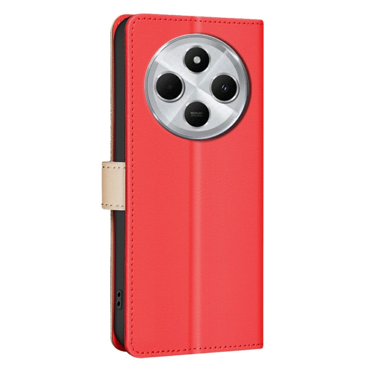 For Redmi 14C 4G Color Matching RFID Anti-theft Leather Phone Case