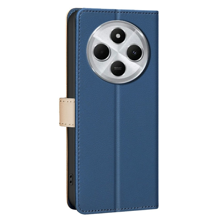 For Redmi 14C 4G Color Matching RFID Anti-theft Leather Phone Case