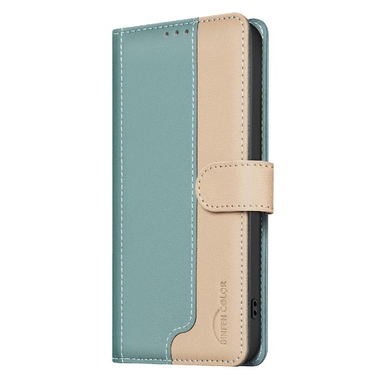 For Redmi Turbo 4 Color Matching RFID Anti-theft Leather Phone Case