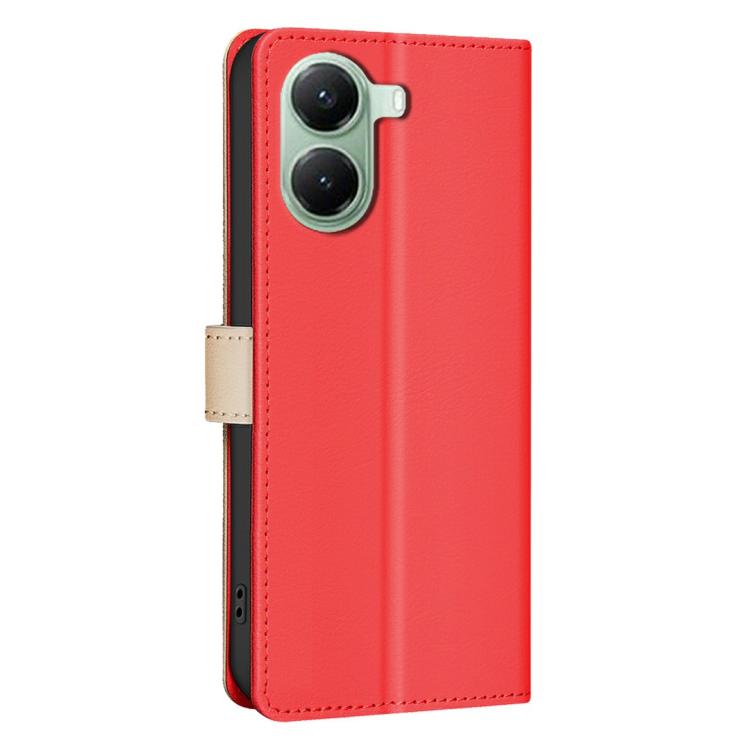 For Redmi Turbo 4 Color Matching RFID Anti-theft Leather Phone Case