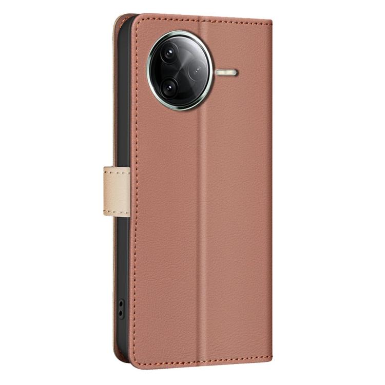 For Redmi K80 / K80 Pro Color Matching RFID Anti-theft Leather Phone Case