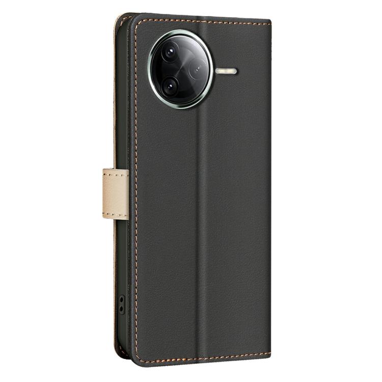 For Redmi K80 / K80 Pro Color Matching RFID Anti-theft Leather Phone Case