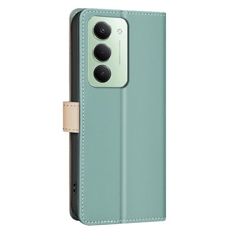 For Redmi 15 5G Global / 15 4G SEA 169.5mm Color Matching RFID Anti-theft Leather Phone Case