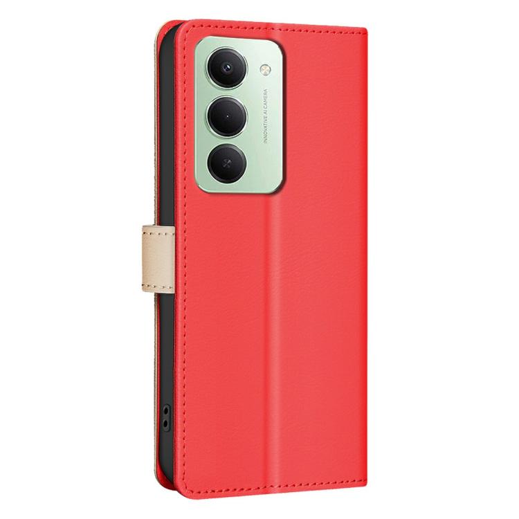 For Redmi 15 5G Global / 15 4G SEA 169.5mm Color Matching RFID Anti-theft Leather Phone Case