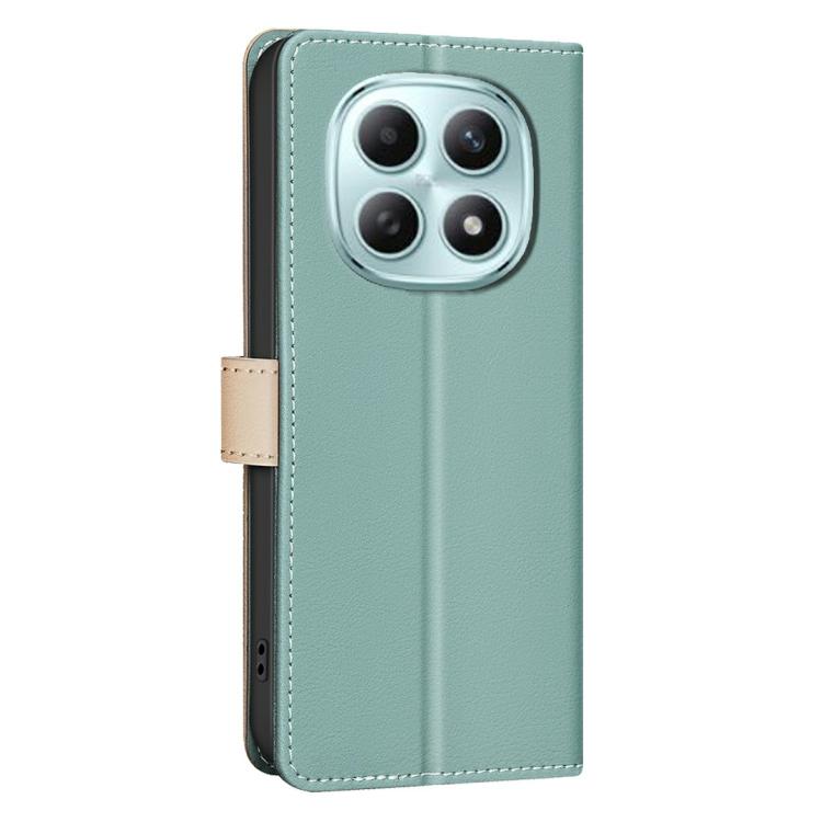 For Redmi Note 15 Pro 4G Global 163.2mm Color Matching RFID Anti-theft Leather Phone Case