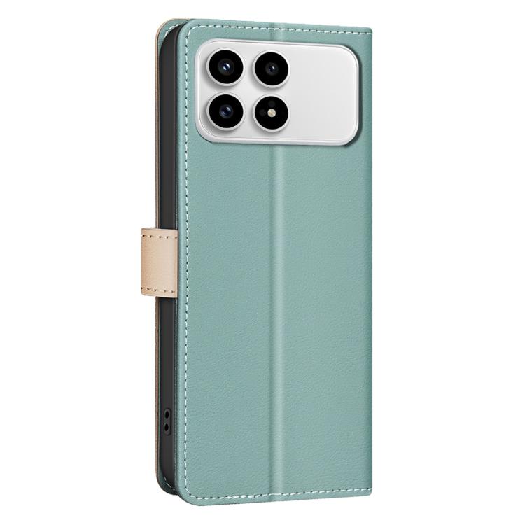 For Redmi K90/Poco F8 Pro Color Matching RFID Anti-theft Leather Phone Case