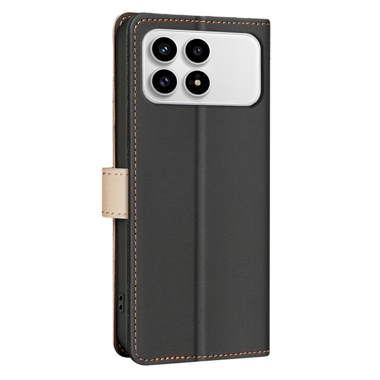 For Redmi K90/Poco F8 Pro Color Matching RFID Anti-theft Leather Phone Case