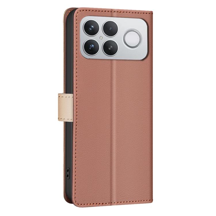 For Redmi K90 Pro Max/Poco F8 Ultra Color Matching RFID Anti-theft Leather Phone Case