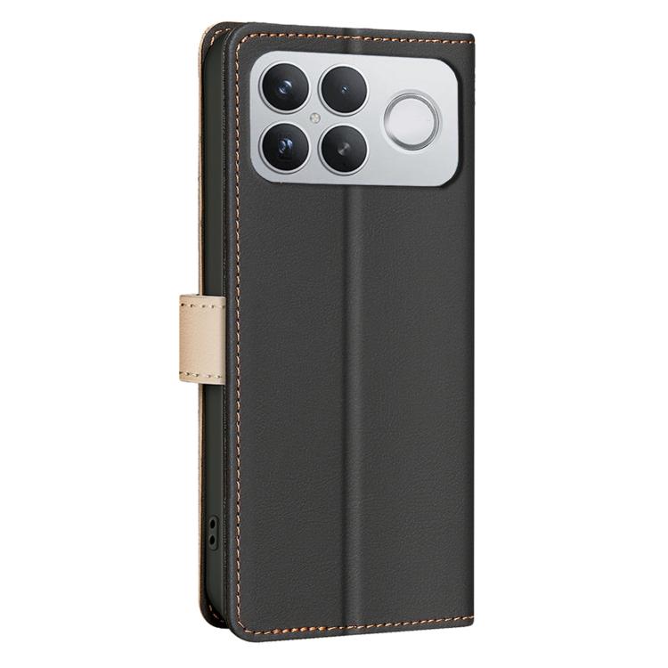 For Redmi K90 Pro Max/Poco F8 Ultra Color Matching RFID Anti-theft Leather Phone Case
