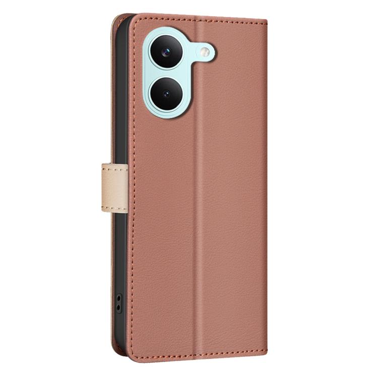 For Redmi Tubo 5 / Poco X8 Pro 5G Color Matching RFID Anti-theft Leather Phone Case