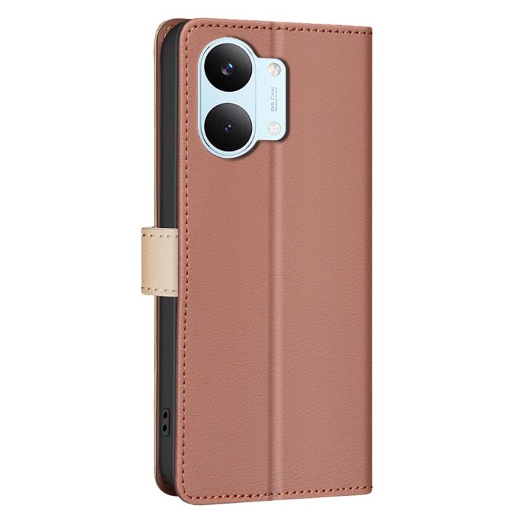 For Redmi Tubo 5 Max / Poco X8 Pro Max Color Matching RFID Anti-theft Leather Phone Case