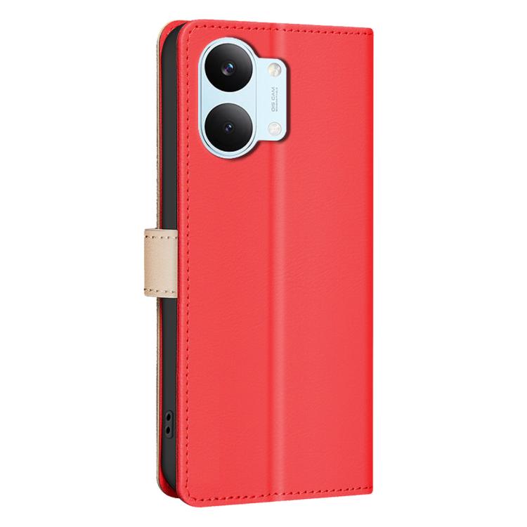 For Redmi Tubo 5 Max / Poco X8 Pro Max Color Matching RFID Anti-theft Leather Phone Case