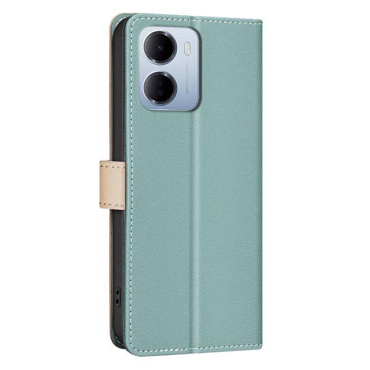 For Redmi 15a 5G Color Matching RFID Anti-theft Leather Phone Case