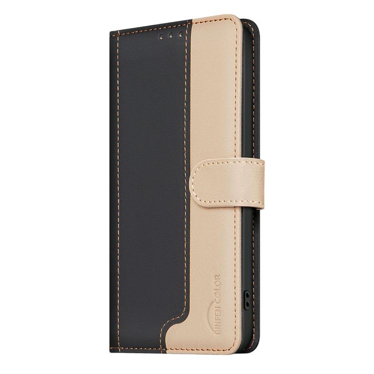 For Redmi 15a 5G Color Matching RFID Anti-theft Leather Phone Case