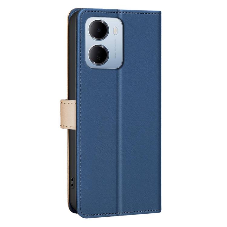 For Redmi 15a 5G Color Matching RFID Anti-theft Leather Phone Case