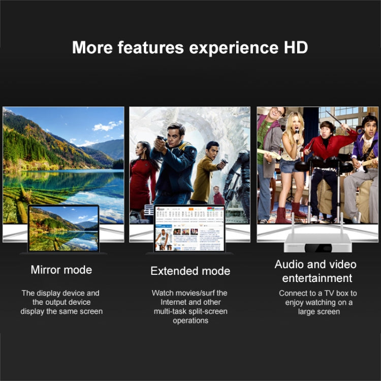 HDTV 2.0 to HDTV 4K 60Hz HD Video Transmission Signal Cable, Length:0.5m - Black