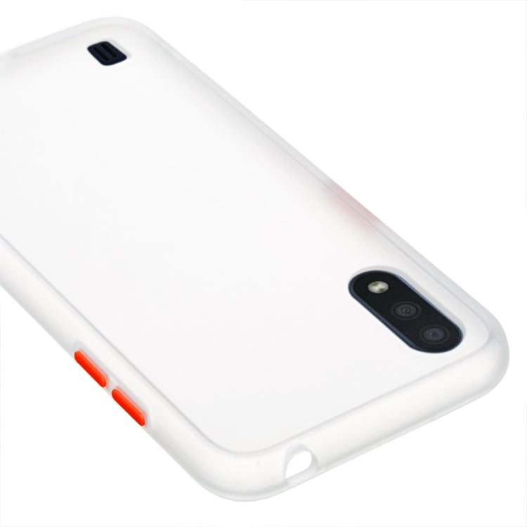 For Samsung Galaxy A01 Skin Hand Feeling Series Shockproof Frosted PC+ TPU Protective Case