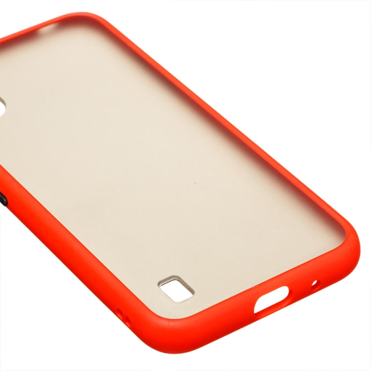 For Samsung Galaxy A01 Skin Hand Feeling Series Shockproof Frosted PC+ TPU Protective Case