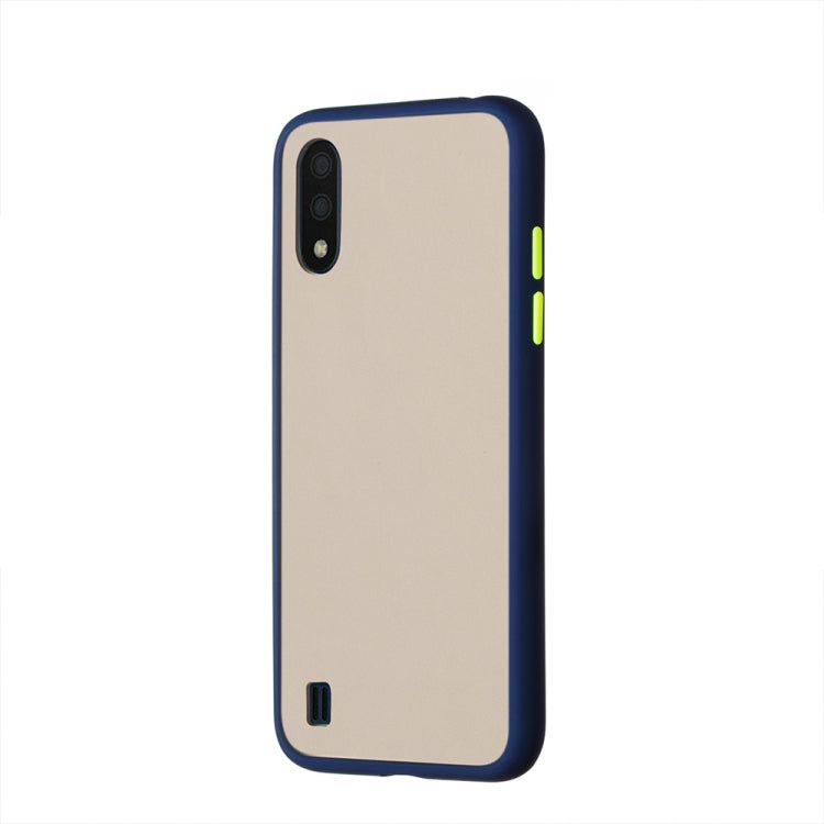 For Samsung Galaxy A01 Skin Hand Feeling Series Shockproof Frosted PC+ TPU Protective Case