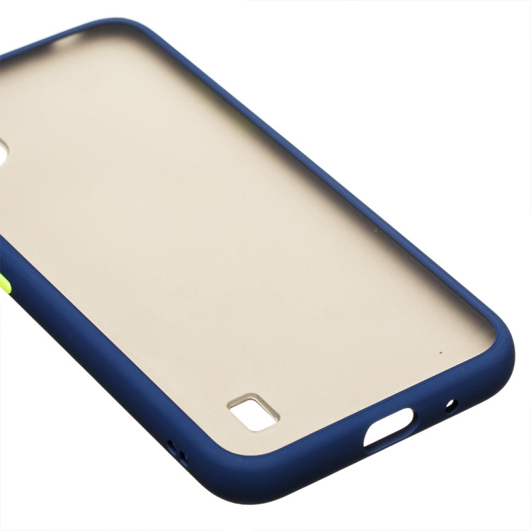 For Samsung Galaxy A01 Skin Hand Feeling Series Shockproof Frosted PC+ TPU Protective Case