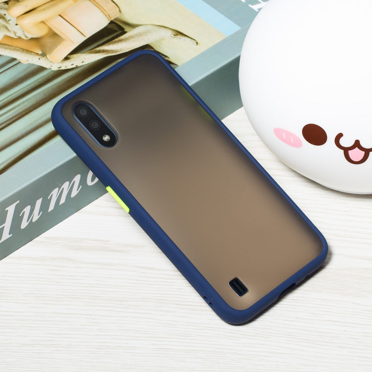 For Samsung Galaxy A01 Skin Hand Feeling Series Shockproof Frosted PC+ TPU Protective Case