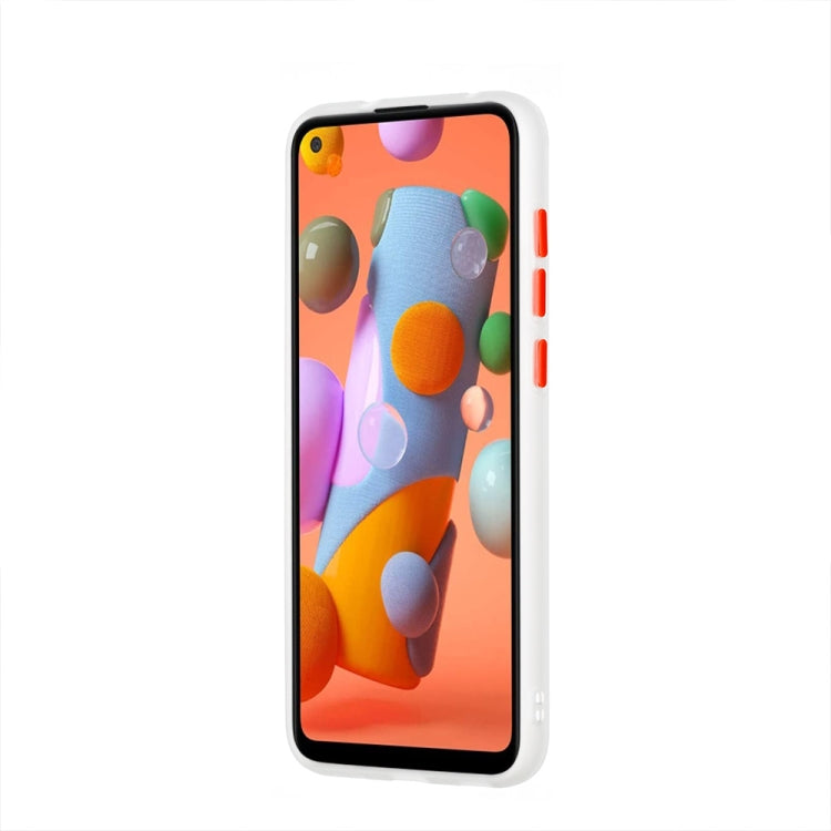 For Samsung Galaxy A11 / M11 (EU) Skin Hand Feeling Series Shockproof Frosted PC+ TPU Protective Case
