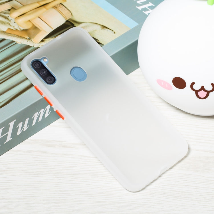 For Samsung Galaxy A11 / M11 (EU) Skin Hand Feeling Series Shockproof Frosted PC+ TPU Protective Case