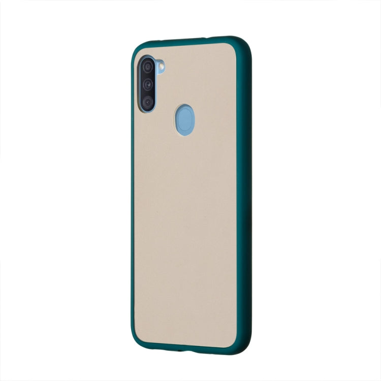 For Samsung Galaxy A11 / M11 (EU) Skin Hand Feeling Series Shockproof Frosted PC+ TPU Protective Case