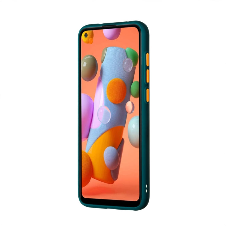 For Samsung Galaxy A11 / M11 (EU) Skin Hand Feeling Series Shockproof Frosted PC+ TPU Protective Case