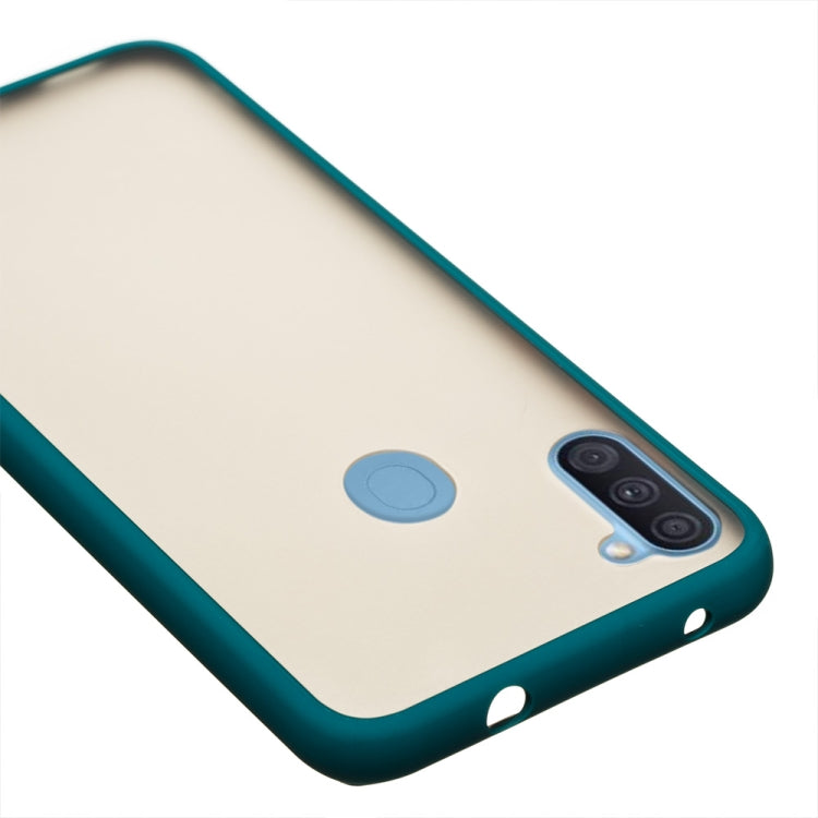 For Samsung Galaxy A11 / M11 (EU) Skin Hand Feeling Series Shockproof Frosted PC+ TPU Protective Case