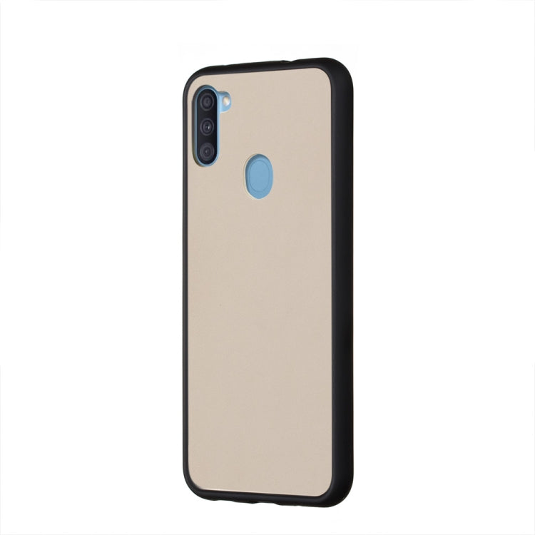 For Samsung Galaxy A11 / M11 (EU) Skin Hand Feeling Series Shockproof Frosted PC+ TPU Protective Case