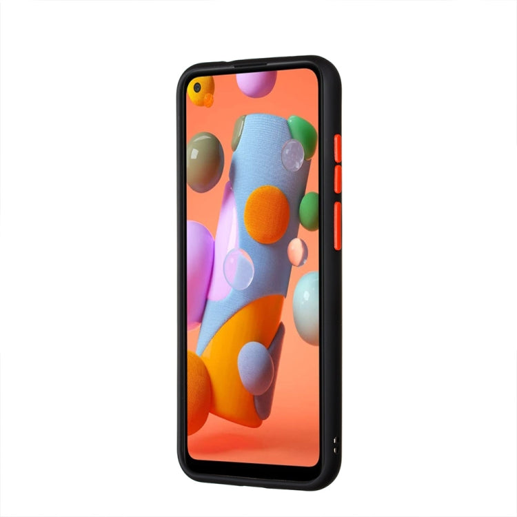 For Samsung Galaxy A11 / M11 (EU) Skin Hand Feeling Series Shockproof Frosted PC+ TPU Protective Case