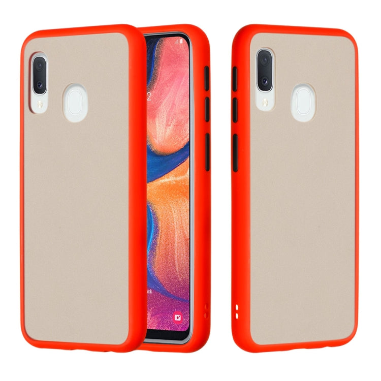 For Samsung Galaxy A20e / A10e Skin Hand Feeling Series Shockproof Frosted PC+ TPU Protective Case