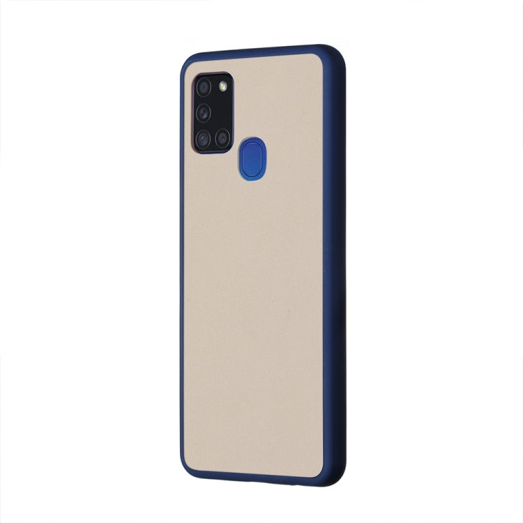 For Samsung Galaxy A21s Skin Hand Feeling Series Shockproof Frosted PC+ TPU Protective Case