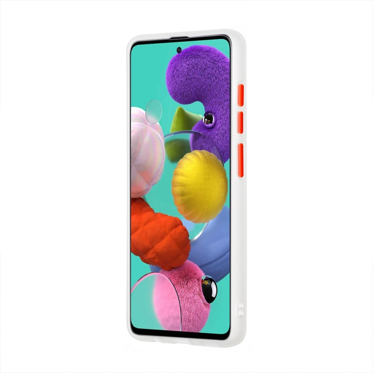 For Samsung Galaxy A51 4G Skin Hand Feeling Series Shockproof Frosted PC+ TPU Protective Case