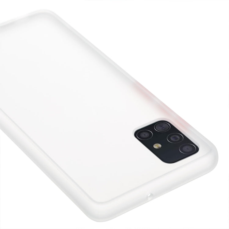 For Samsung Galaxy A51 4G Skin Hand Feeling Series Shockproof Frosted PC+ TPU Protective Case