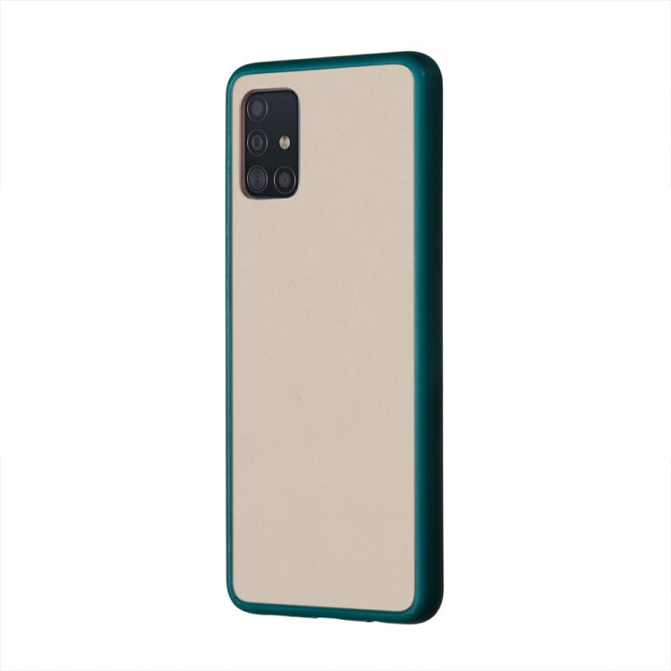For Samsung Galaxy A51 4G Skin Hand Feeling Series Shockproof Frosted PC+ TPU Protective Case