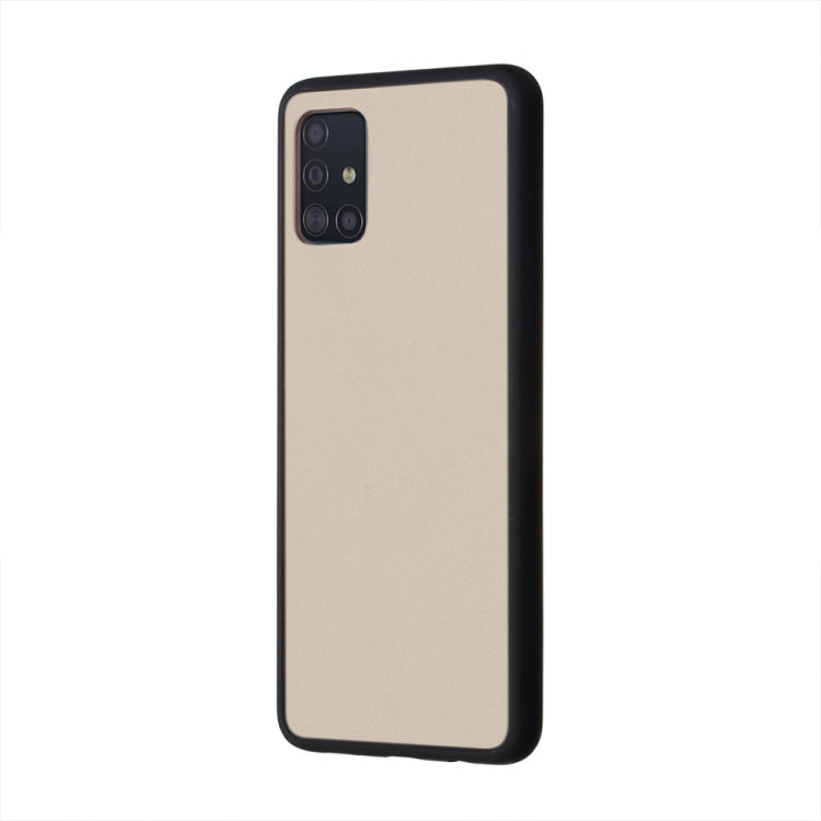 For Samsung Galaxy A51 4G Skin Hand Feeling Series Shockproof Frosted PC+ TPU Protective Case