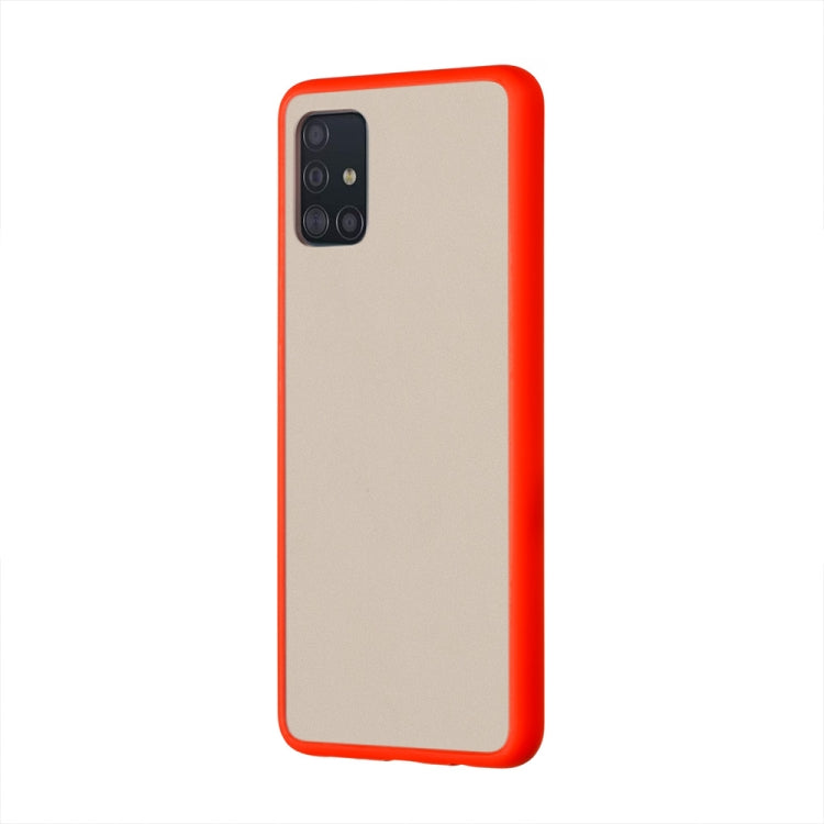 For Samsung Galaxy A51 4G Skin Hand Feeling Series Shockproof Frosted PC+ TPU Protective Case