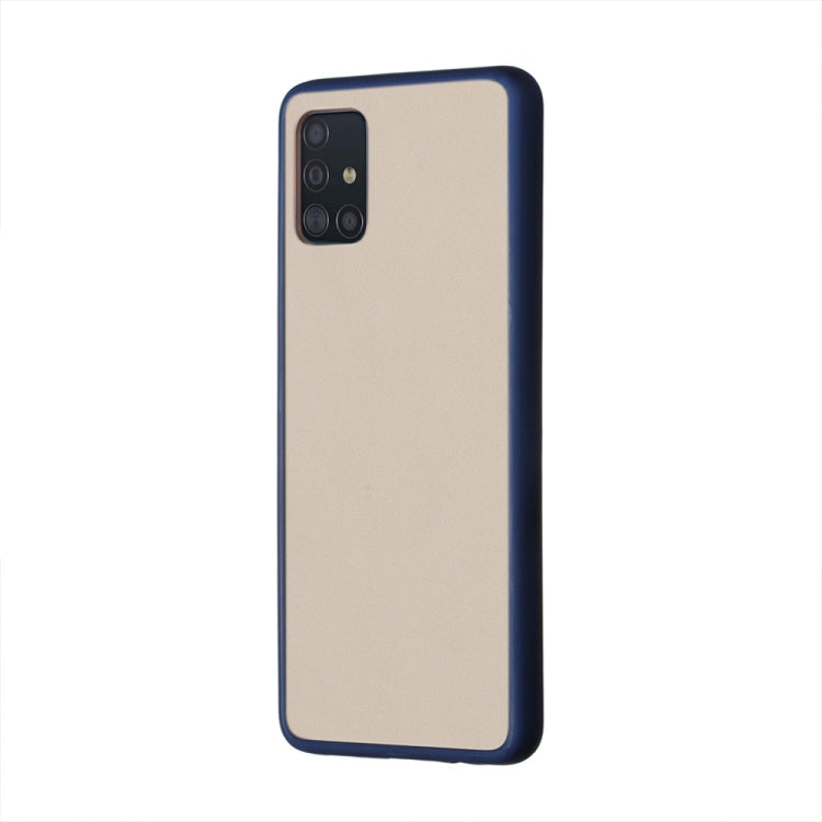 For Samsung Galaxy A51 4G Skin Hand Feeling Series Shockproof Frosted PC+ TPU Protective Case