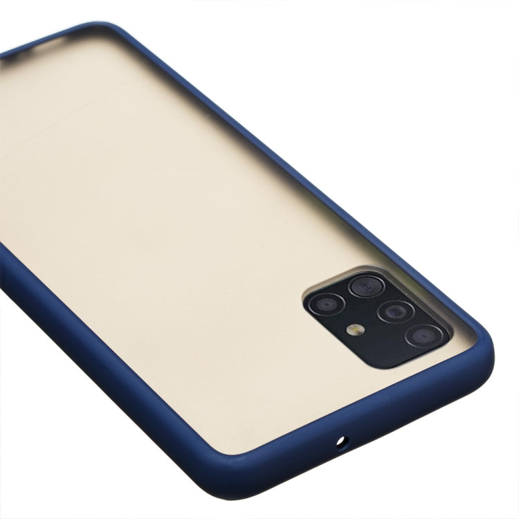 For Samsung Galaxy A51 4G Skin Hand Feeling Series Shockproof Frosted PC+ TPU Protective Case