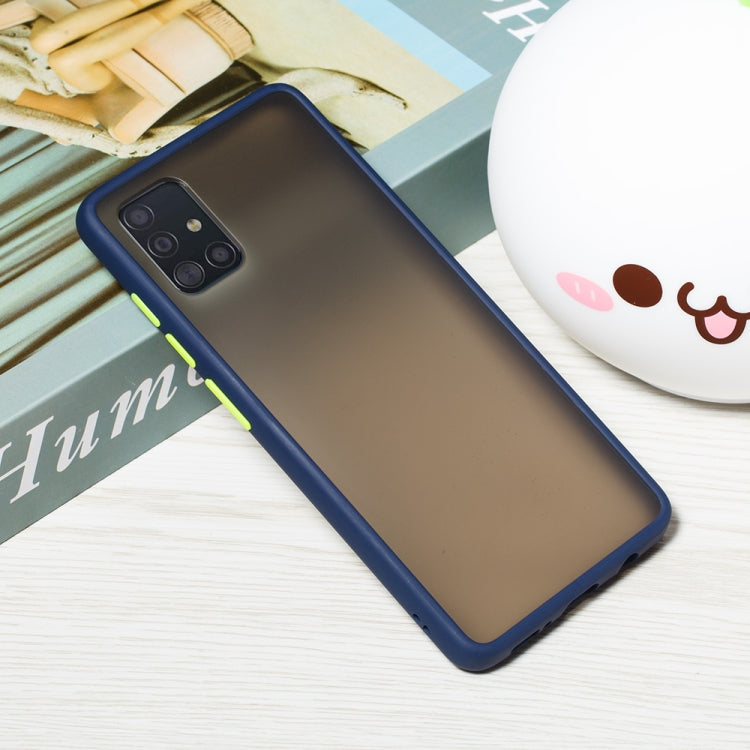 For Samsung Galaxy A51 4G Skin Hand Feeling Series Shockproof Frosted PC+ TPU Protective Case
