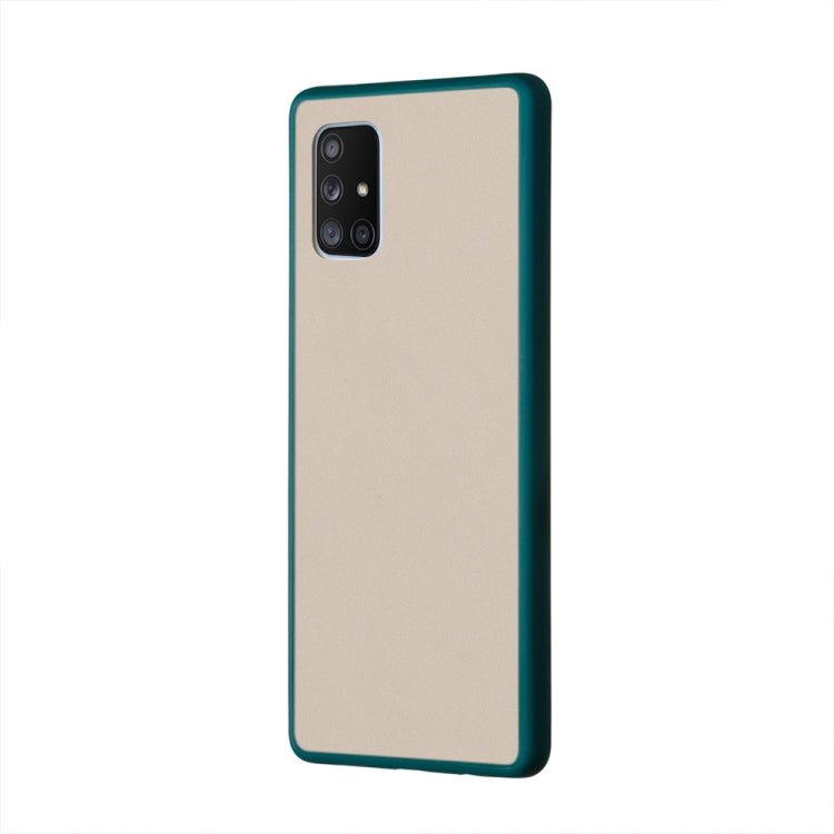 For Samsung Galaxy A71 5G Skin Hand Feeling Series Shockproof Frosted PC+ TPU Protective Case