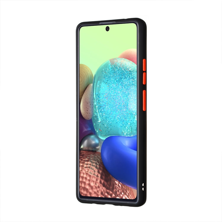 For Samsung Galaxy A71 5G Skin Hand Feeling Series Shockproof Frosted PC+ TPU Protective Case